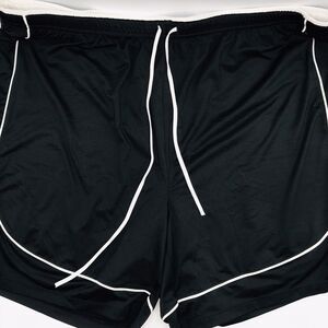 Athleta Swim Shorts Black With Drawstring, Logo, and Lining  Mens Size 2XL